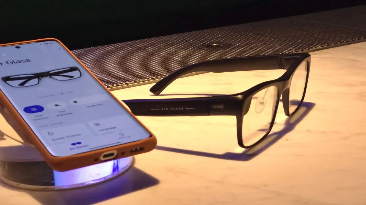 The unveiling of oppo smart glasses