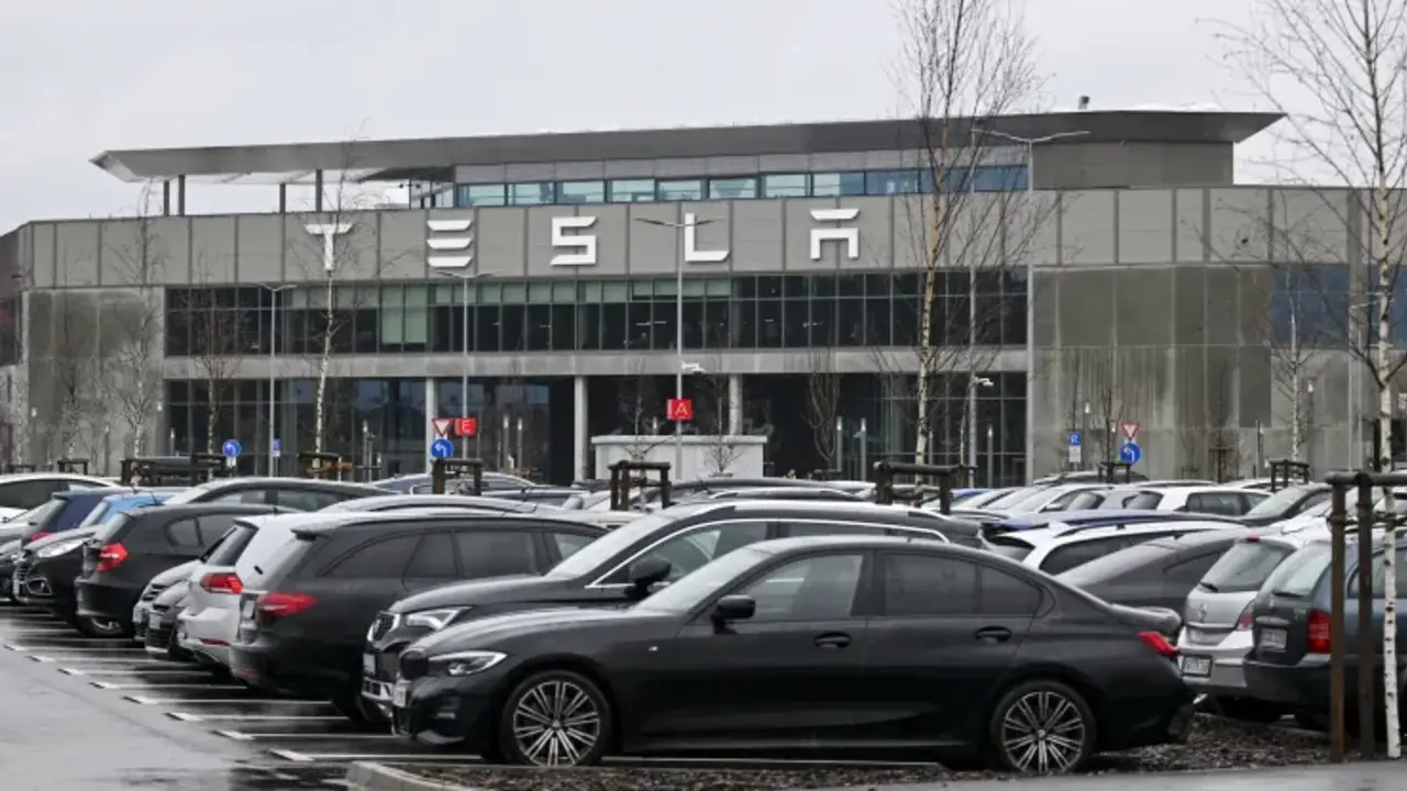 What was the secret of the suspicious fire at the Tesla factory in Berlin