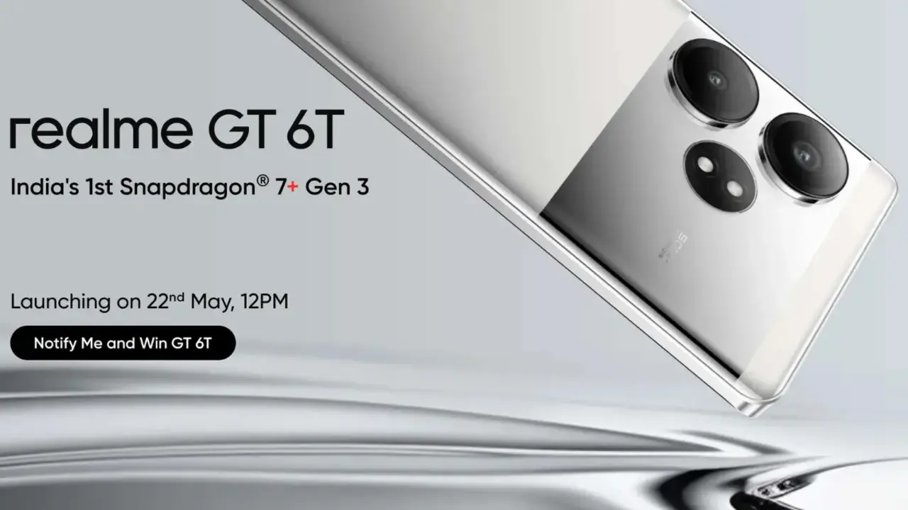 ریلمی GT 6T با قدرت اسنپدراگون 7+ نسل 3 و شارژ 120