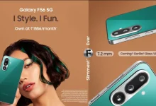 گلکسی F56 سامسونگ؛ باریک، قدرتمند و با قیمت وسوسه‌انگیز